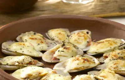 Machas a la Parmesana Machas a la Parmesana