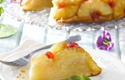Pastel Volteado de Piña Pastel Volteado de Piña