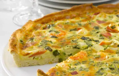 Quiche de Mariscos y Cebollín Quiche de Mariscos y Cebollín