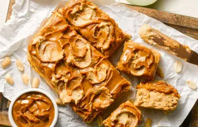 Postre de Manzana y Manjar sin Lactosa Postre de Manzana y Manjar sin Lactosa