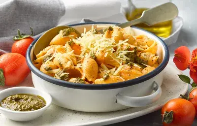 Pasta cremosa con tuco sin lactosa