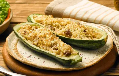 Zapallo italiano relleno Zapallo italiano relleno