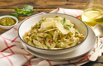 Rigatti la albahaca y nueces