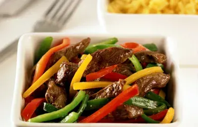 Salteado de Carne con Pimentones
