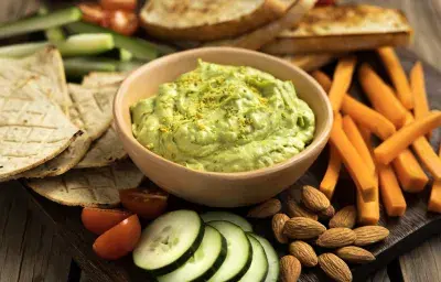 Dip de palta y queso crema