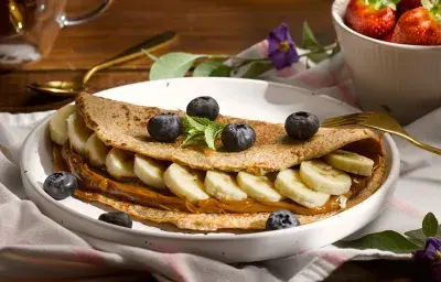 Panqueques de Avena y Plátano