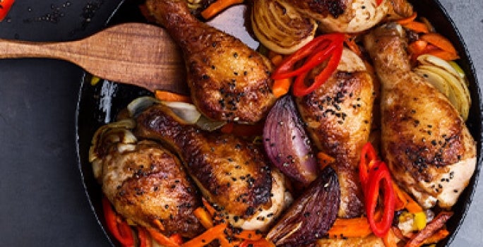 Muslos de pollo. Muslos de pollo.