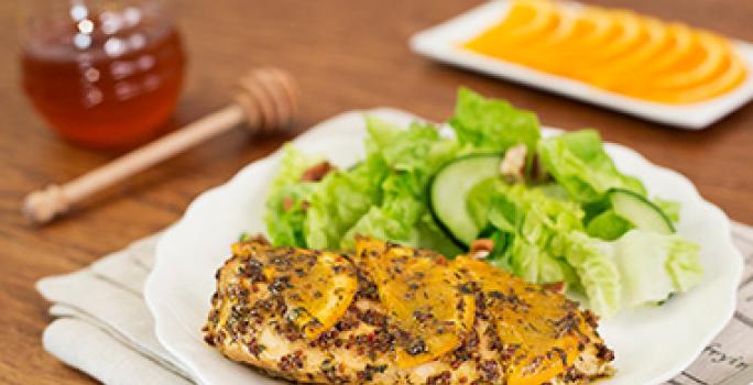 Receta salada de pollo con salsa miel mostaza Receta salada de pollo con salsa miel mostaza