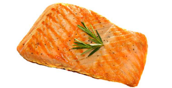 Salmón con pimienta molida Salmón con pimienta molida