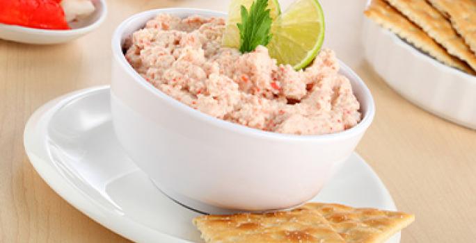 Los mariscos, como el cangrejo, también sirven para hacer paté. Paté de cangrejo.