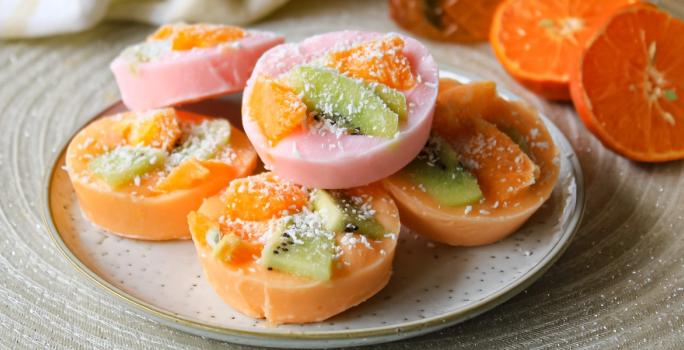 Bocados de Yoghurt Chamyto® y fruta