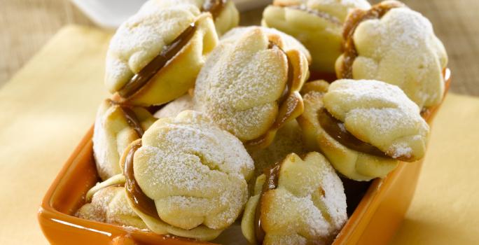 Galletas de Vainilla y naranja con Manjar