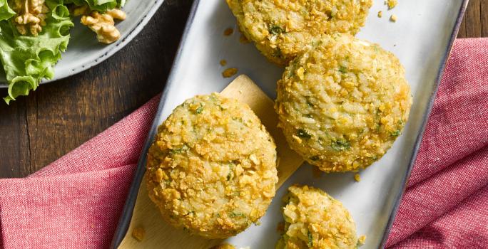 Croquetas de Arroz rellenas con Queso