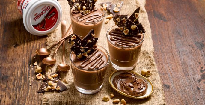 Mousse de Trencito y Avellanas