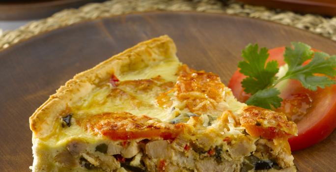 Quiche de Verduras con Pollo