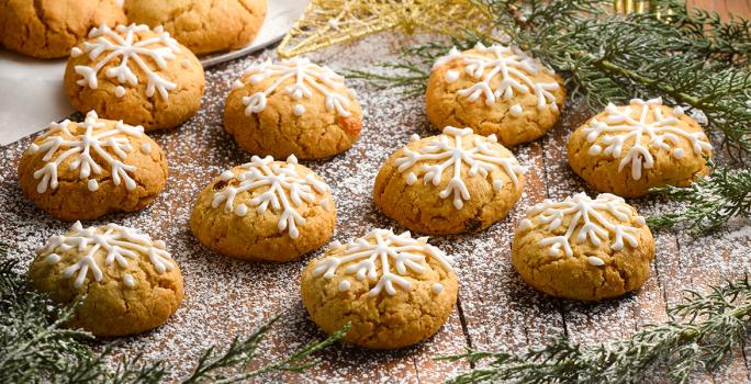 Galletas navideñas de pasas al ron