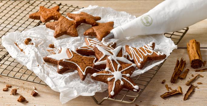 Galletas navideñas de cacao