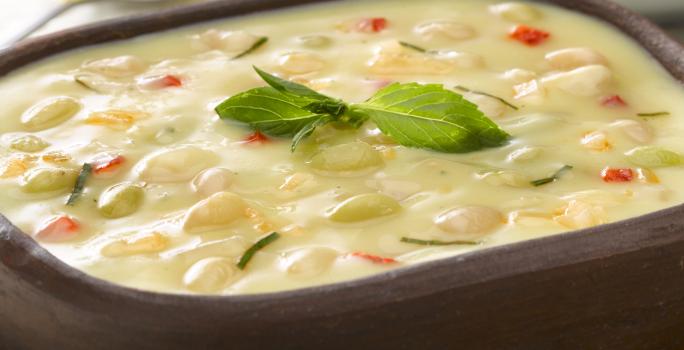 Porotos con Crema de Choclo