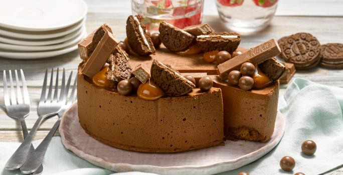 Torta mousse de chocolate