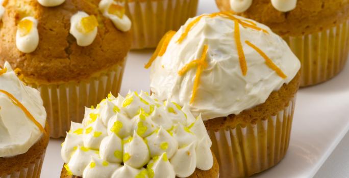 Queque de Zanahoria con Frosting de Naranja