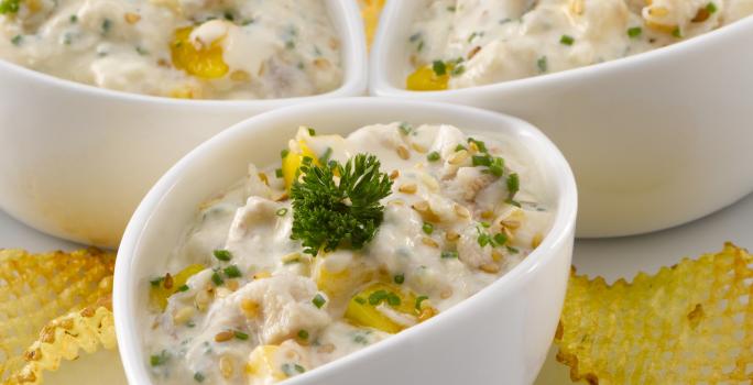 Ceviche cremoso de Corvina