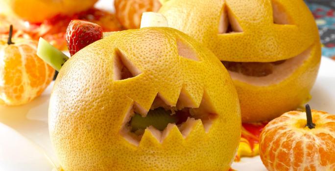 Calabaza Frutal para Halloween