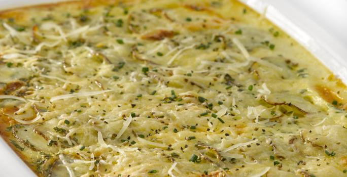 Gratín de Papas al Ciboulette