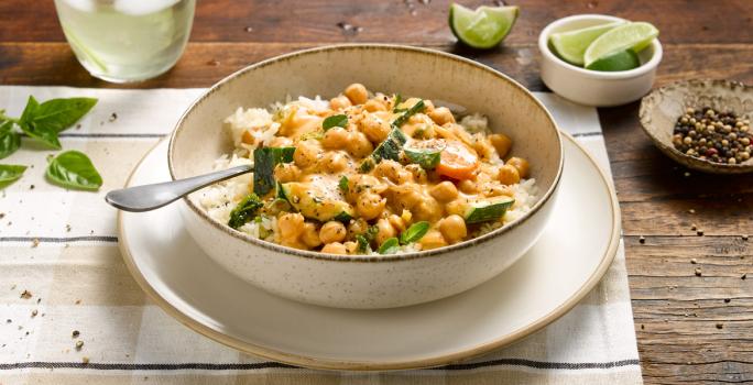 Curry de garbanzos