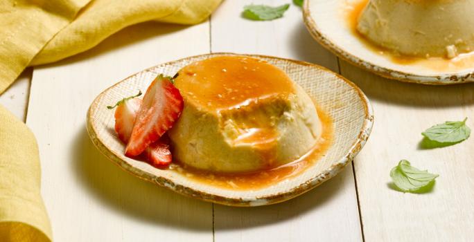 Flan keto (sin azúcar)