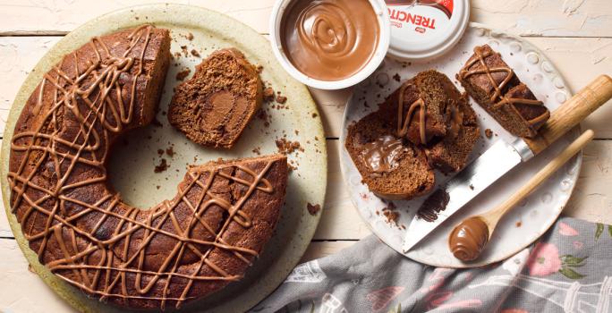 Queque de Chocolate con centro Untable