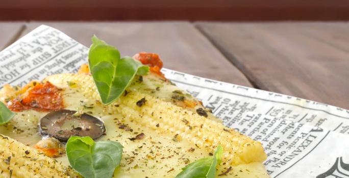 Pizza de Avena con Verduras