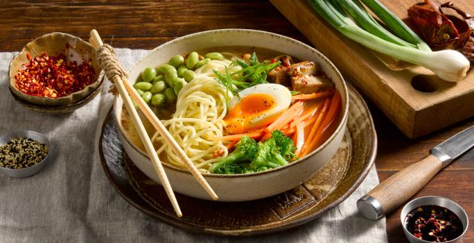 Ramen de verduras