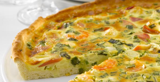 Quiche de Mariscos y Cebollín