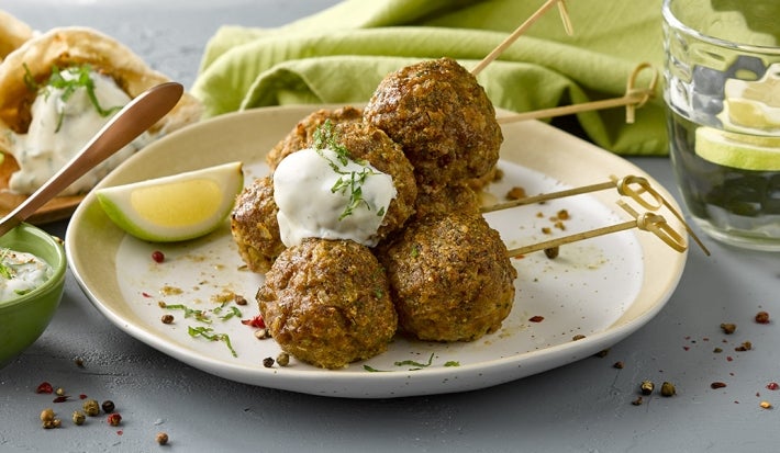 Receta de Kebabs en Air fryer con Salsa de Yoghurt
