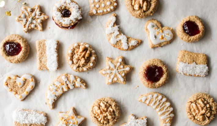 Galletas navideñas de nuez Galletas navideñas de nuez