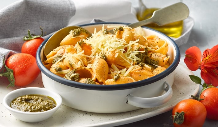 Pasta cremosa con tuco sin lactosa