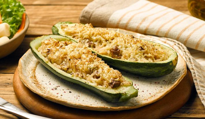 Zapallo italiano relleno
