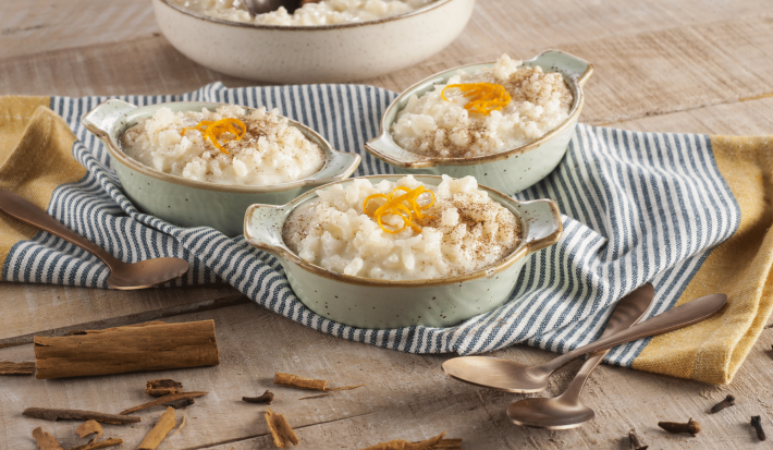 Arroz con leche condensada