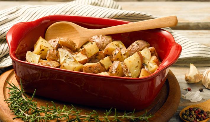 papas horneadas al romero