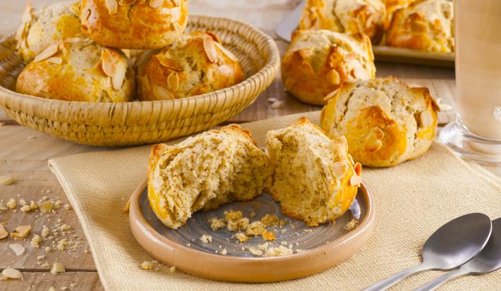 Pan de huevo y nuez