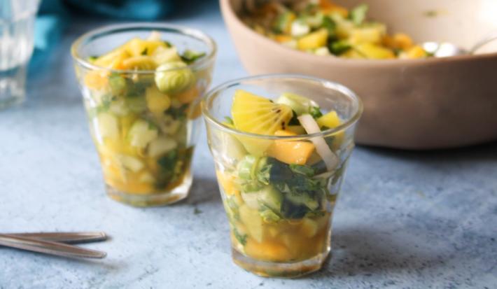 Ceviche de kiwi