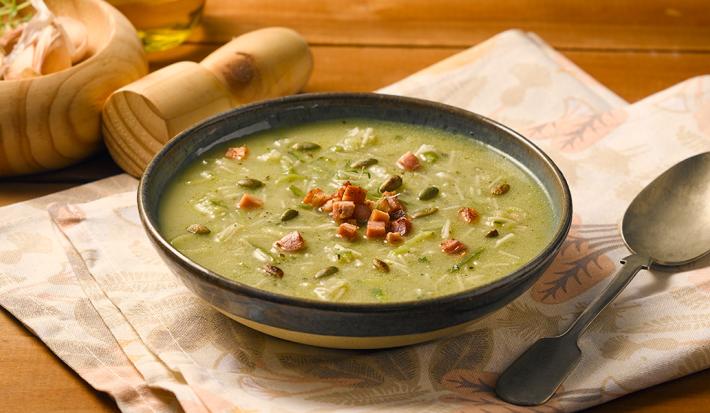 Sopa de zapallo italiano