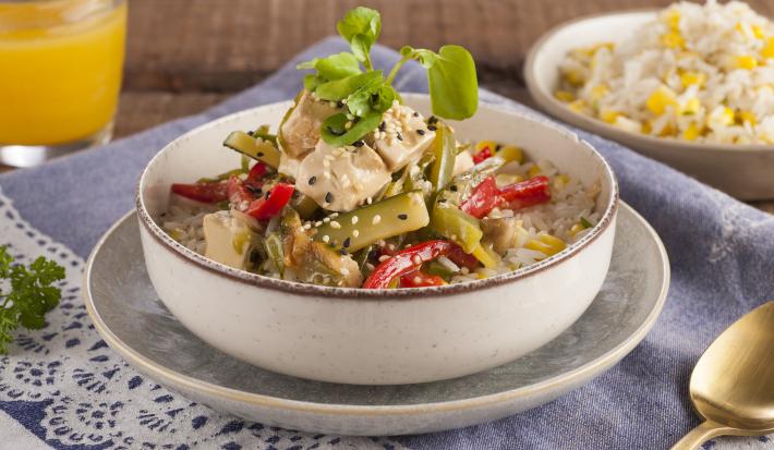Salteado de verduras