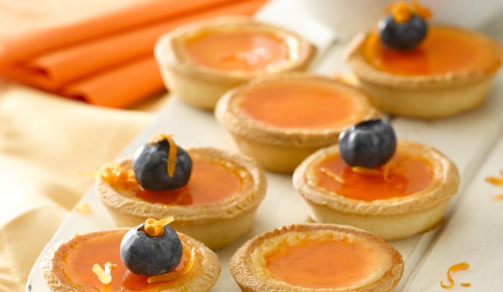 Mini kuchen de yoghurt a la naranja Mini kuchen de yoghurt a la naranja