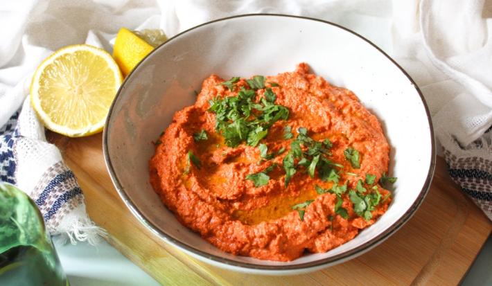 Paté de pimientos y nueces