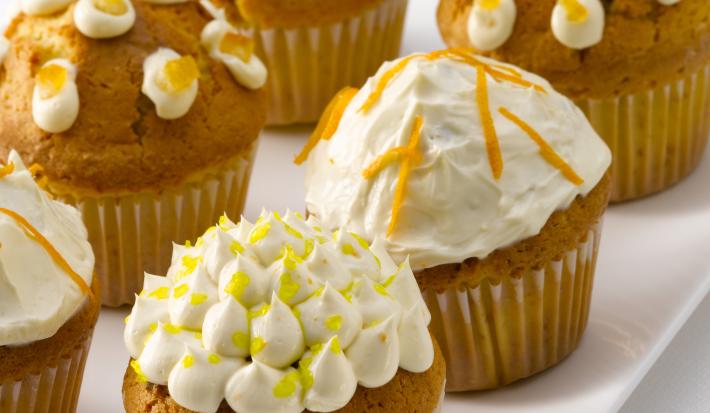Queque de Zanahoria con Frosting de Naranja