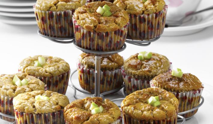 Muffins sin Azúcar de Manzana con Nueces y Canela Muffins sin Azúcar de Manzana con Nueces y Canela