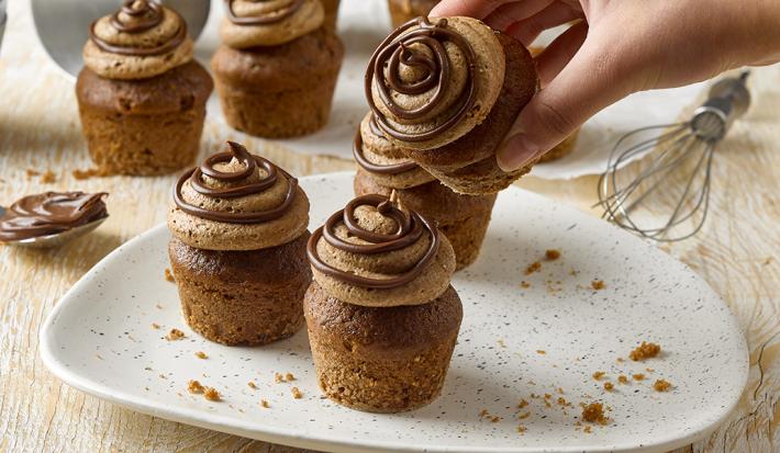 Cupcakes de tritón vainilla