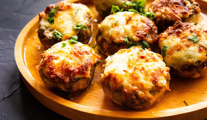 Champiñones rellenos