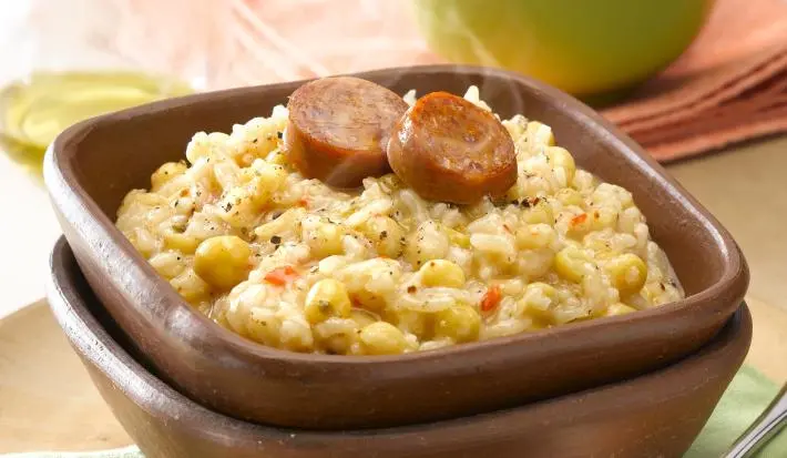 Receta de Garbanzos con Arroz